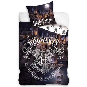 TipTrade Bavlnené obliečky Harry Potter Bradavice, 140 x 200 cm, 70 x 90 cm
