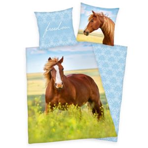 Herding Bavlnené obliečky Horse Freedom, 140 x 200 cm, 70 x 90 cm