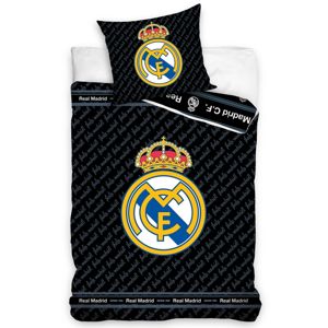 Carbotex Bavlnené obliečky Real Madrid Blue Letters, 140 x 200 cm, 70 x 90 cm