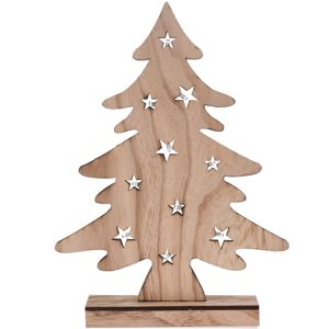 Dekoračný vianočný LED stromček, hnedá 