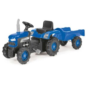 Dolu Detský traktor šliapací s vlečkou, modrá