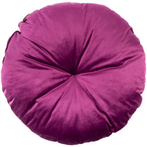 Domarex Vankúš okrúhly Velvet fialová, 50 cm