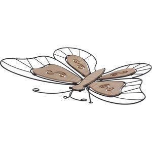 Koopman Drôtená dekorácia Sediaci motýlik, 44 cm