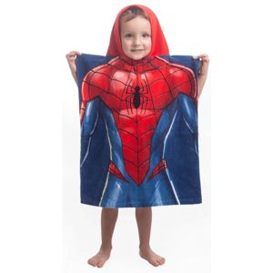 Jerry Fabrics Detské pončo Spiderman blue, 55 x 115 cm