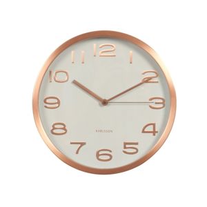 Karlsson KA5578WH Designové nástenné hodiny, 29 cm