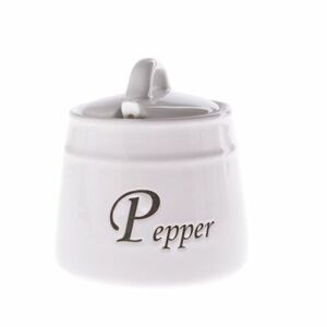 Keramická dóza na korenie Pepper s lyžičkou, 430 ml