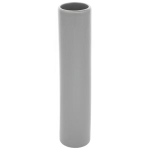 Keramická váza Tube, 5 x 24 x 5 cm, sivá