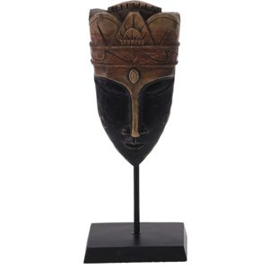 Koopman Dekoračná africká maska Masai, 21 cm