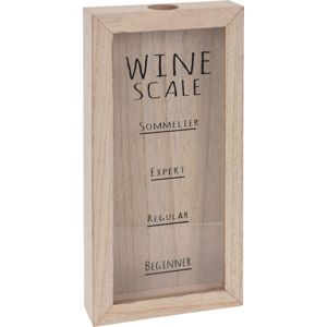 Koopman Drevená dekorácia Wine Scale, 30 x 15 cm