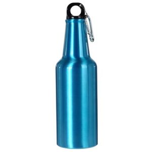 Koopman Športová hliníková fľaša s uzáverom 600 ml, modrá