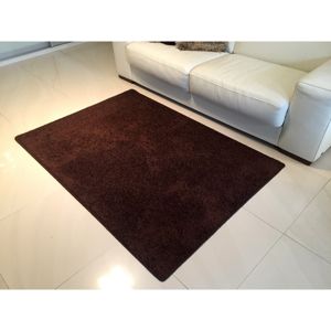 Vopi Kusový koberec Color shaggy hnedá, 140 x 200 cm