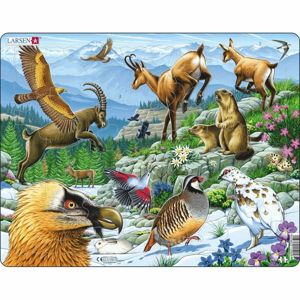 Larsen Puzzle Zvieratá v Alpách, 55 dielikov