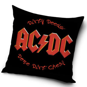 TipTrade Obliečka na vankúšik AC/DC Dirty Deeds, 45 x 45 cm