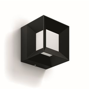 Philips 16480/30/P0 Parterre Vonkajšie nástenné LED svietidlo 13 cm, čierna