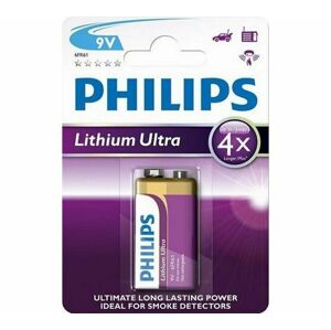 Batérie Philips Lithium Ultra 9 V 1 ks