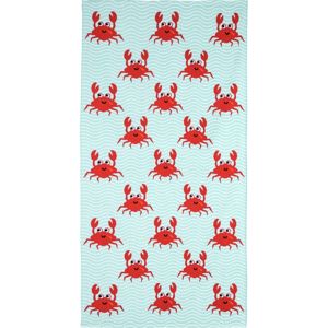 TipTrade Plážová osuška Crazy Crabs, 70 x 140 cm