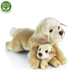 Eco-Friendly Rappa labrador s bábätkom ležiaci 25 cm