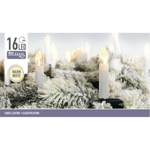 Svetelná vianočná reťaz Genazzano teplá biela, 16 LED