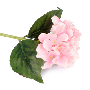 Umelá kvetina Hortenzia, ružová