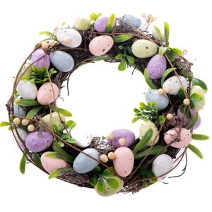 Veľkonočný veniec s vajíčkami Easter, 29 x 8 cm