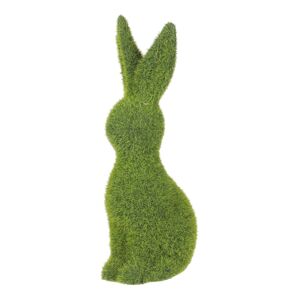 Veľkonočný zajac so zeleným plyšom, 6 x 21 x 9 cm