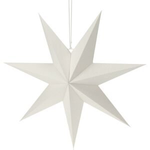 Vianočná papierová dekorácia White star, 60 x 60 x 1,5 cm
